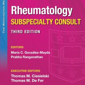 Washington Manual Rheumatology Subspecialty Consult 3rd Edition